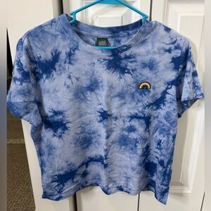 Wild Fable Blue Tie-Dye Short Sleeve Tee